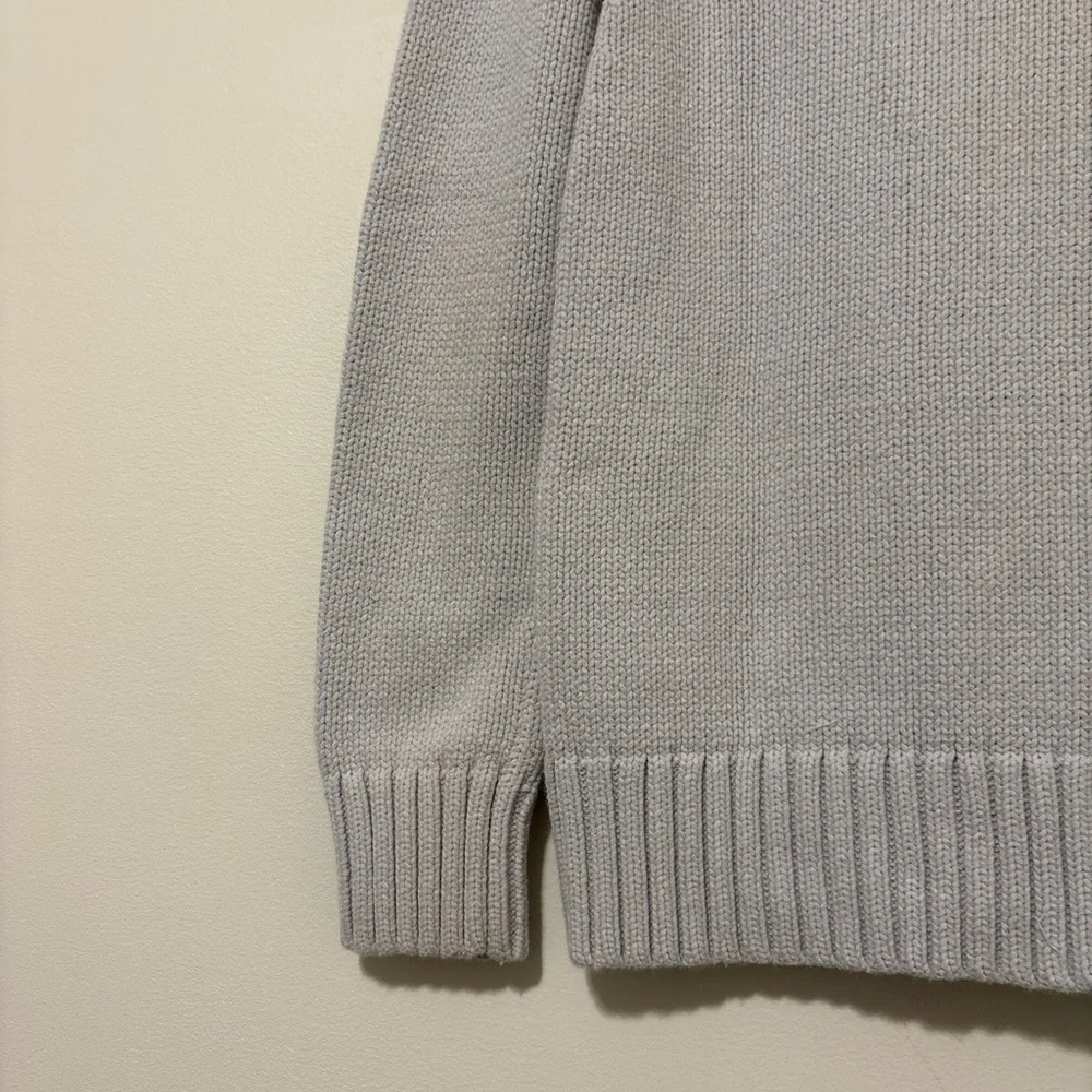 J CREW ALWAYS 1988 Rollneck Sweater Gray Cotton Size XS - Picture 11 of 14